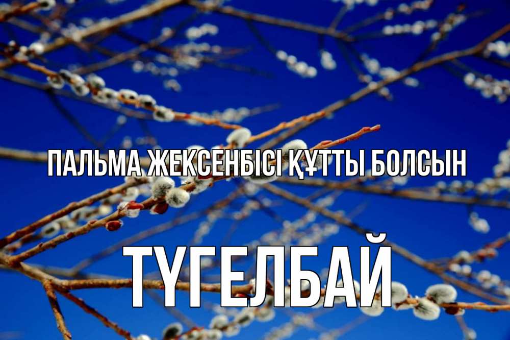 Күн сайын ашық хат с именем, ТҮГЕЛБАЙ Пальма жексенбісі құтты болсын верба Онлайн тегін жүктеп алу тілектері бар керемет карта 