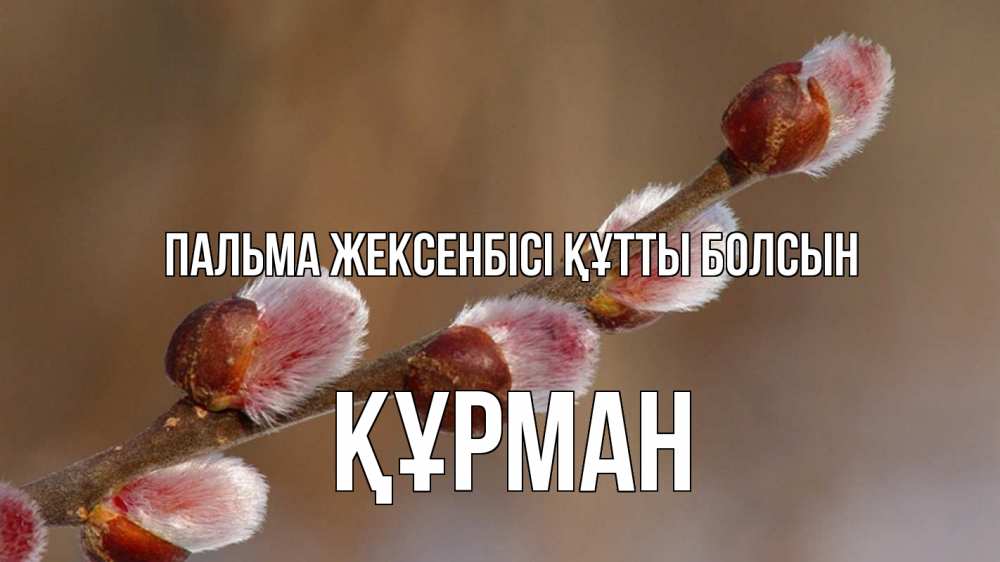 Күн сайын ашық хат с именем, ҚҰРМАН Пальма жексенбісі құтты болсын верба Онлайн тегін жүктеп алу тілектері бар керемет карта 
