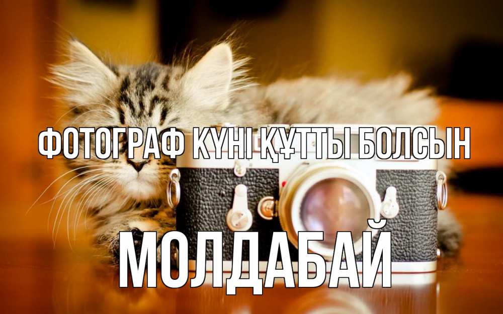 Күн сайын ашық хат с именем, МОЛДАБАЙ Фотограф күні құтты болсын с днем фотографа Онлайн тегін жүктеп алу тілектері бар керемет карта 