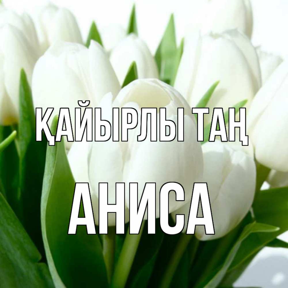 Күн сайын ашық хат с именем, АНИСА Қайырлы таң открытки на каждый день по именам Онлайн тегін жүктеп алу тілектері бар керемет карта 