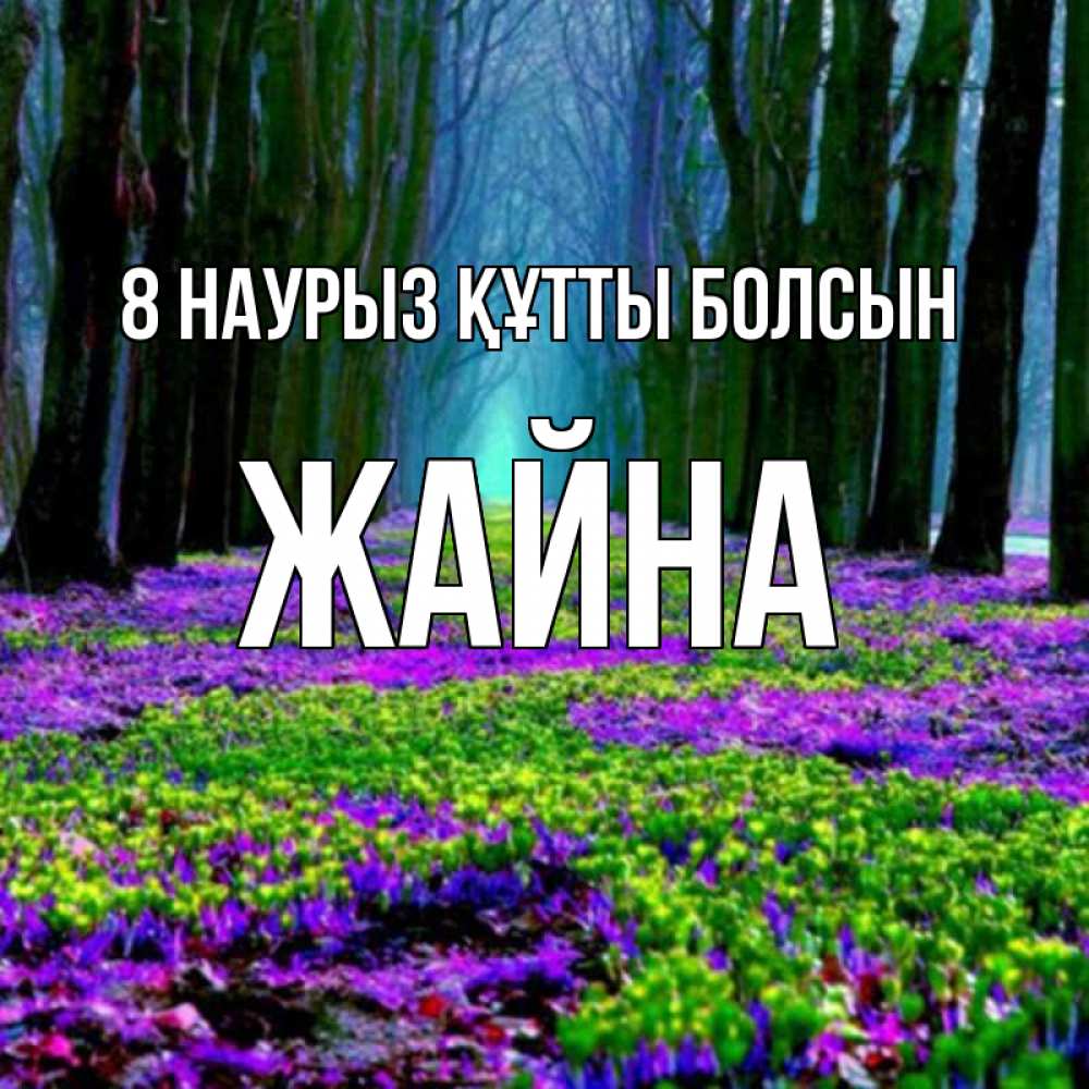 Күн сайын ашық хат с именем, ЖАЙНА 8 наурыз құтты болсын фиолетовые цветы в лесу 1 Онлайн тегін жүктеп алу тілектері бар керемет карта 