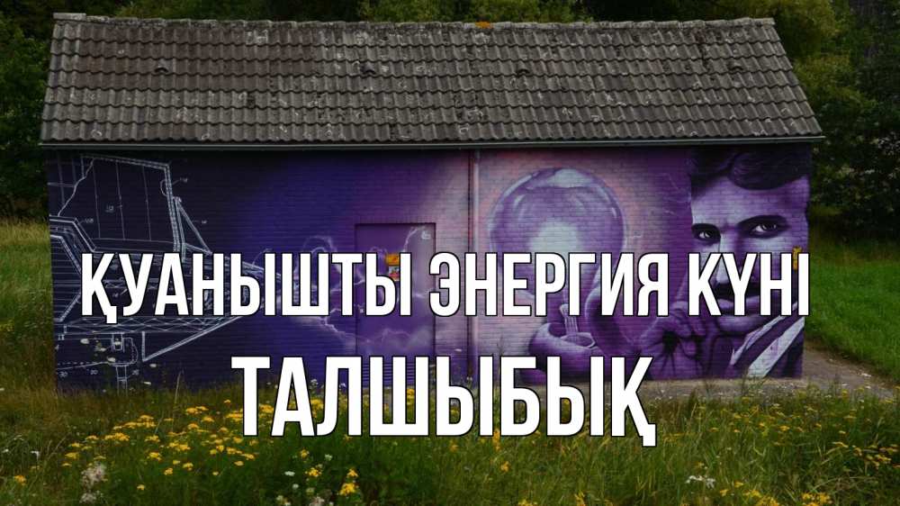 Күн сайын ашық хат с именем, ТАЛШЫБЫҚ Қуанышты энергия күні молнии, Тесла Онлайн тегін жүктеп алу тілектері бар керемет карта 