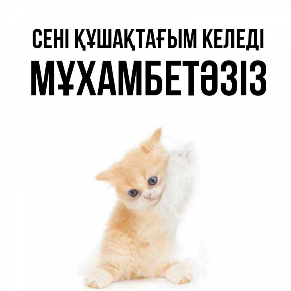 Күн сайын ашық хат с именем, МҰХАМБЕТӘЗІЗ сені құшақтағым келеді я хочу очень скорее обнимаешек Онлайн тегін жүктеп алу тілектері бар керемет карта 
