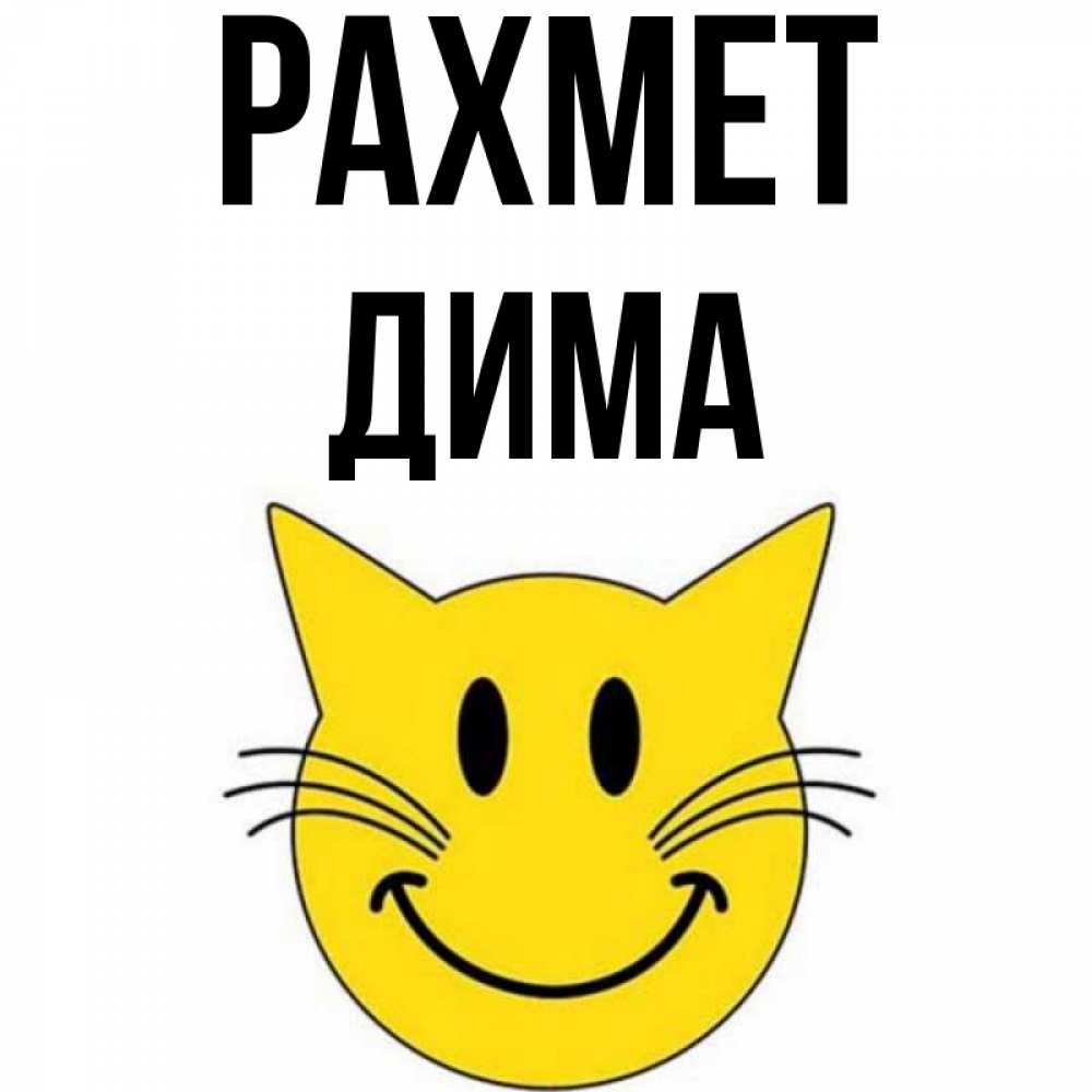 Күн сайын ашық хат с именем, Дима рахмет улыбающийся смайл кот Онлайн тегін жүктеп алу тілектері бар керемет карта 