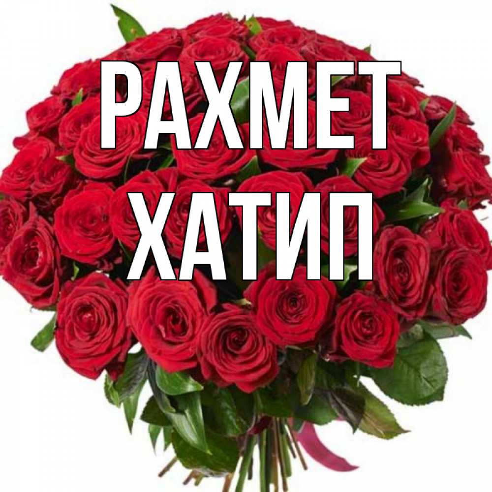 Күн сайын ашық хат с именем, ХАТИП рахмет букет красных роз Онлайн тегін жүктеп алу тілектері бар керемет карта 