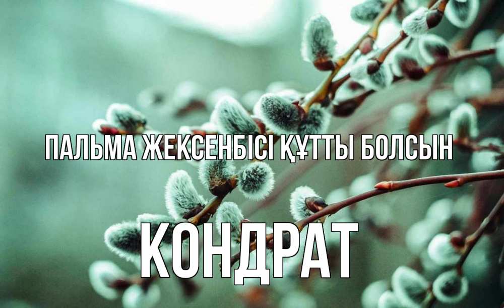 Күн сайын ашық хат с именем, Кондрат Пальма жексенбісі құтты болсын верба Онлайн тегін жүктеп алу тілектері бар керемет карта 