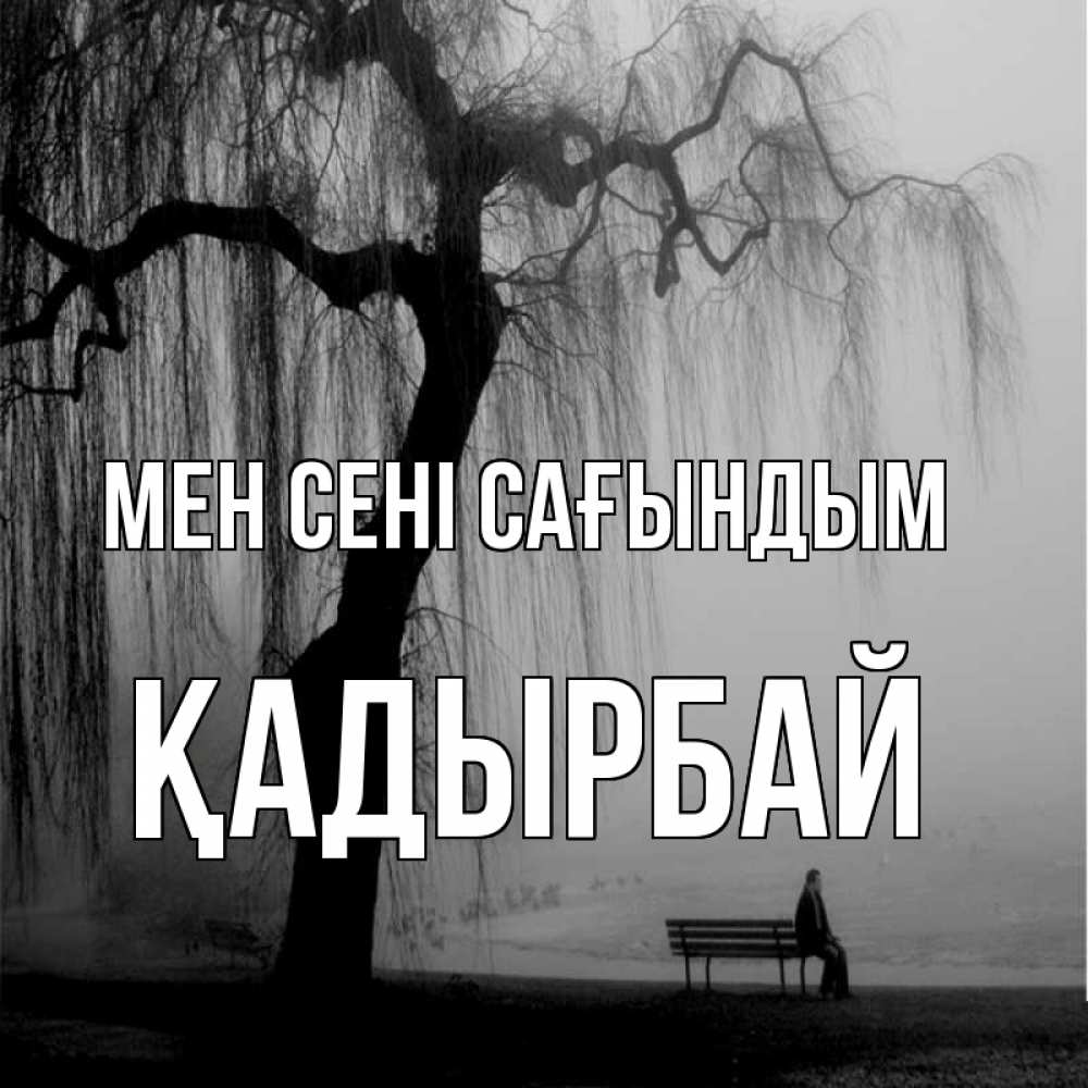 Күн сайын ашық хат с именем, Қадырбай Мен сені сағындым лавочка под деревом я жду тебя Онлайн тегін жүктеп алу тілектері бар керемет карта 