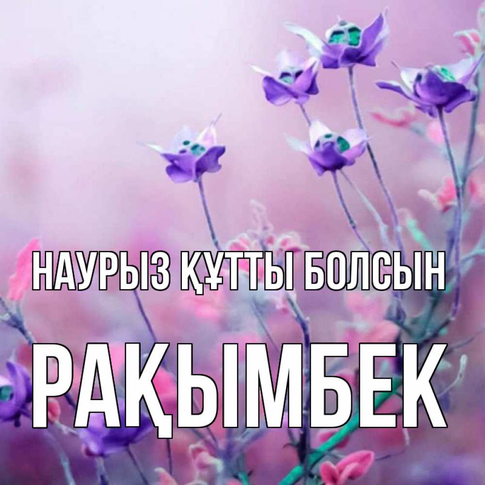 Күн сайын ашық хат с именем, Рақымбек Наурыз құтты болсын наурыз  2 Онлайн тегін жүктеп алу тілектері бар керемет карта 