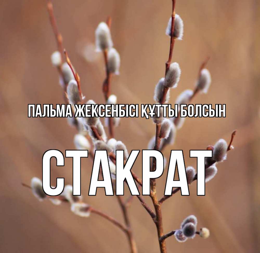 Күн сайын ашық хат с именем, Стакрат Пальма жексенбісі құтты болсын верба Онлайн тегін жүктеп алу тілектері бар керемет карта 