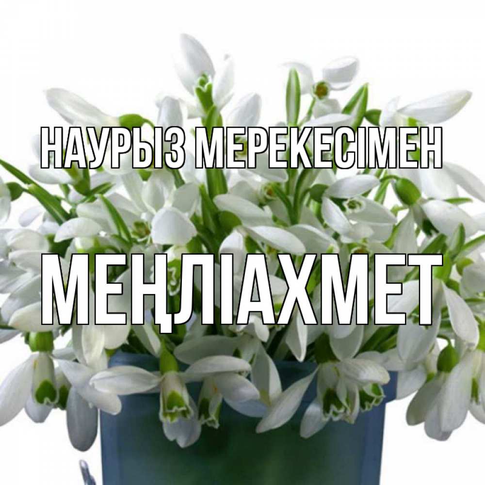 Күн сайын ашық хат с именем, МЕҢЛІАХМЕТ Наурыз мерекесімен цветы к наурызу новый год в Казахстане Онлайн тегін жүктеп алу тілектері бар керемет карта 