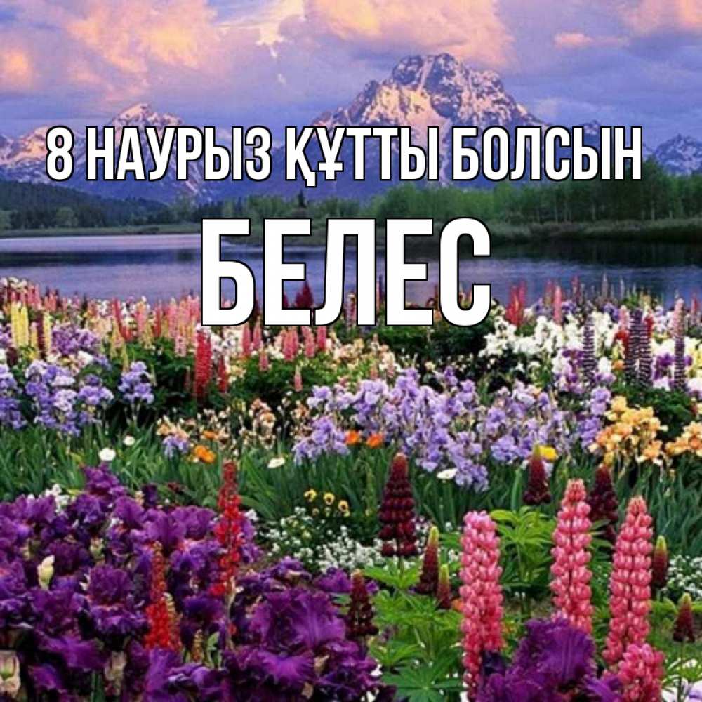 Күн сайын ашық хат с именем, Белес 8 наурыз құтты болсын международный женский день Онлайн тегін жүктеп алу тілектері бар керемет карта 