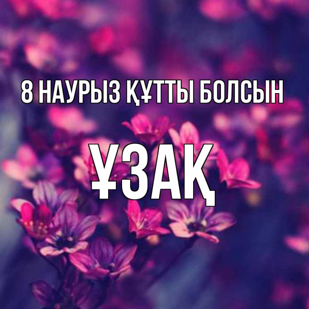 Күн сайын ашық хат с именем, ҰЗАҚ 8 наурыз құтты болсын небольшие цветы 1 Онлайн тегін жүктеп алу тілектері бар керемет карта 
