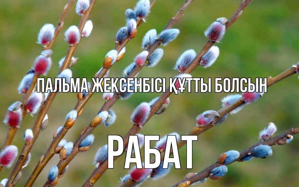 Күн сайын ашық хат с именем, РАБАТ Пальма жексенбісі құтты болсын верба Онлайн тегін жүктеп алу тілектері бар керемет карта 