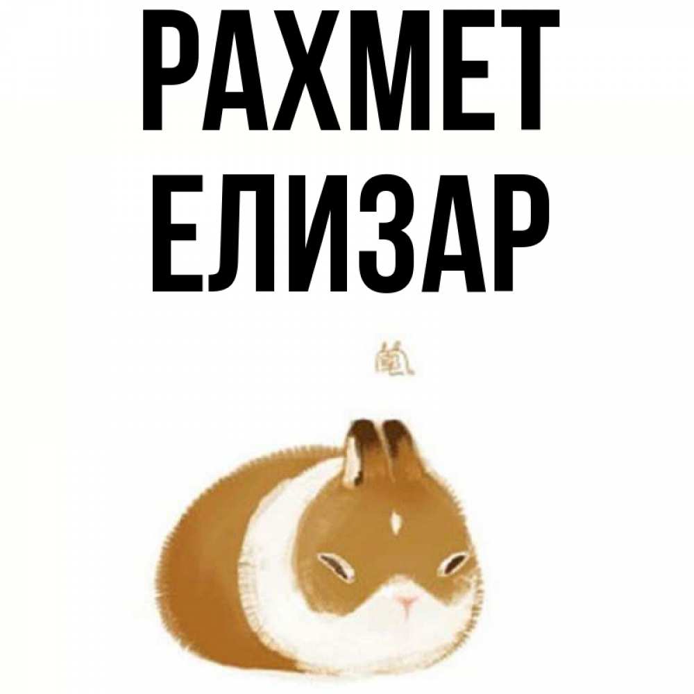 Күн сайын ашық хат с именем, Елизар рахмет коричнево белый домашний питомец Онлайн тегін жүктеп алу тілектері бар керемет карта 
