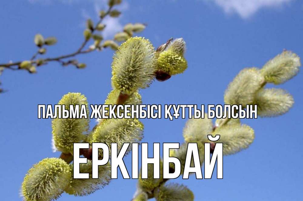 Күн сайын ашық хат с именем, Еркінбай Пальма жексенбісі құтты болсын верба Онлайн тегін жүктеп алу тілектері бар керемет карта 