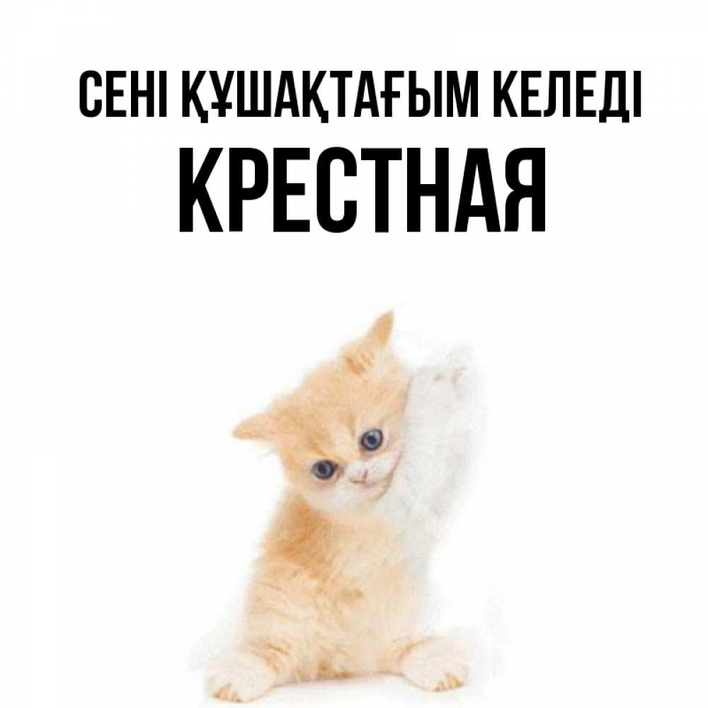 Күн сайын ашық хат с именем, Крестная сені құшақтағым келеді я хочу очень скорее обнимаешек Онлайн тегін жүктеп алу тілектері бар керемет карта 