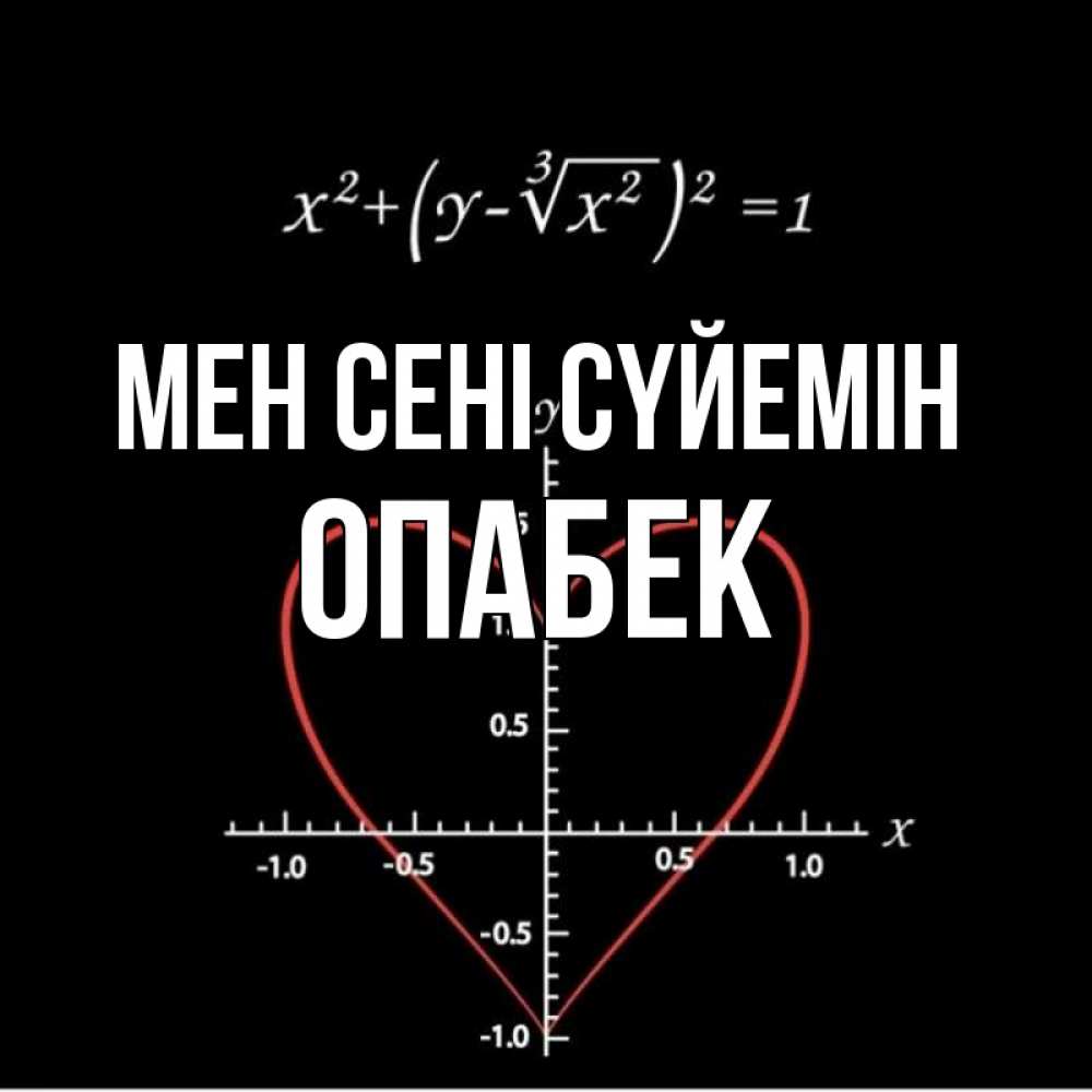 Күн сайын ашық хат с именем, ОПАБЕК Мен сені сүйемін сердечная формула Онлайн тегін жүктеп алу тілектері бар керемет карта 