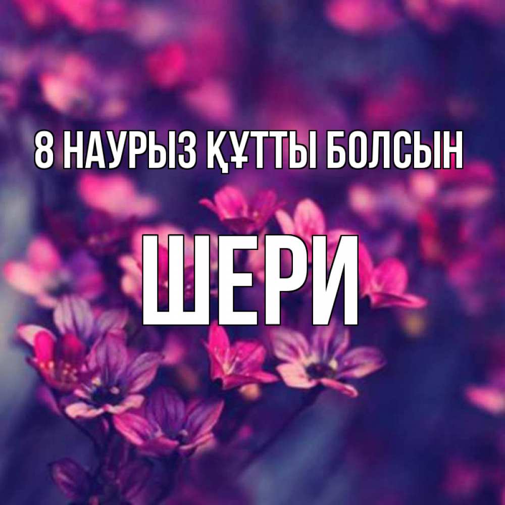 Күн сайын ашық хат с именем, ШЕРИ 8 наурыз құтты болсын небольшие цветы 1 Онлайн тегін жүктеп алу тілектері бар керемет карта 