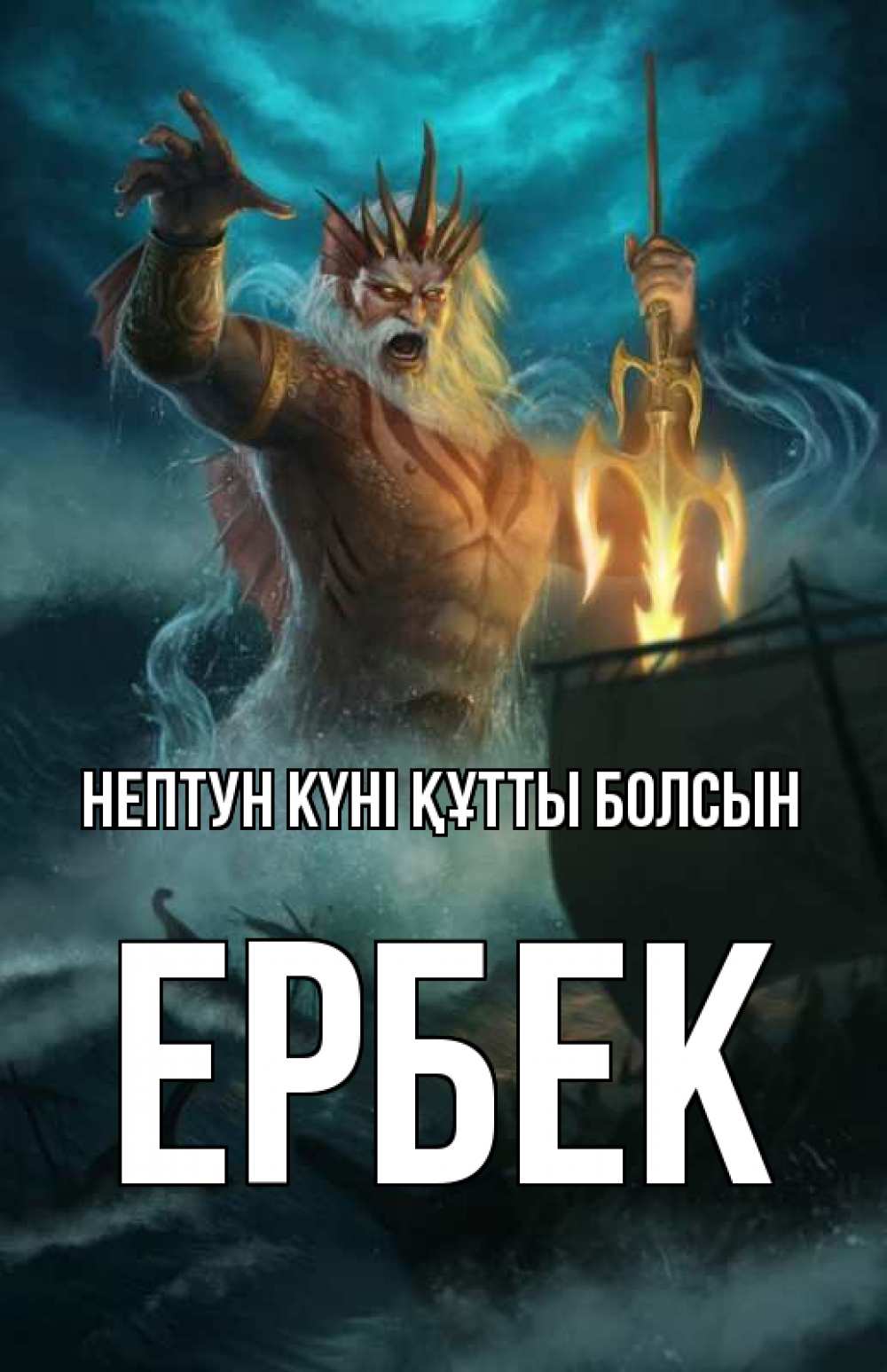 Картинка нептун күні құтты болсын, Ербек