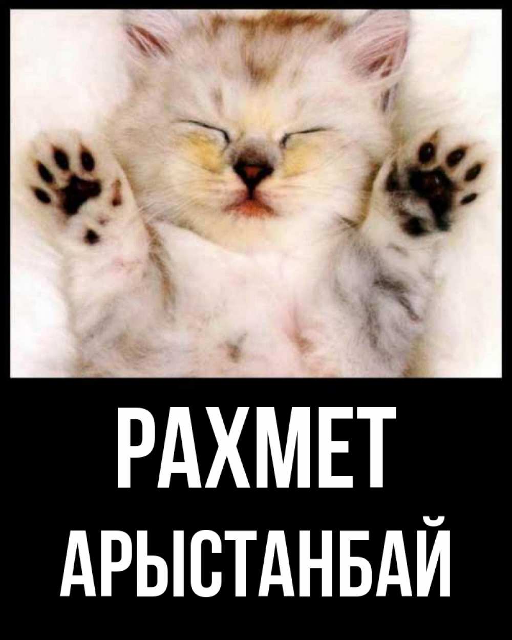 Күн сайын ашық хат с именем, Арыстанбай рахмет маленький котенок Онлайн тегін жүктеп алу тілектері бар керемет карта 