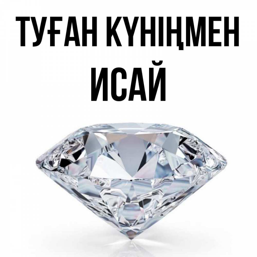 Күн сайын ашық хат с именем, Исай Туған күніңмен к пожеланием быть богатым Онлайн тегін жүктеп алу тілектері бар керемет карта 