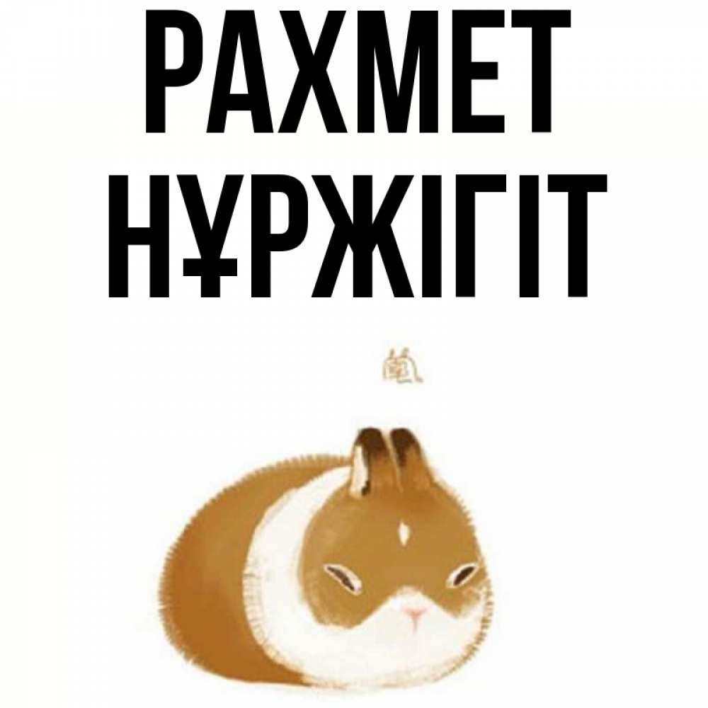 Күн сайын ашық хат с именем, НҰРЖІГІТ рахмет коричнево белый домашний питомец Онлайн тегін жүктеп алу тілектері бар керемет карта 