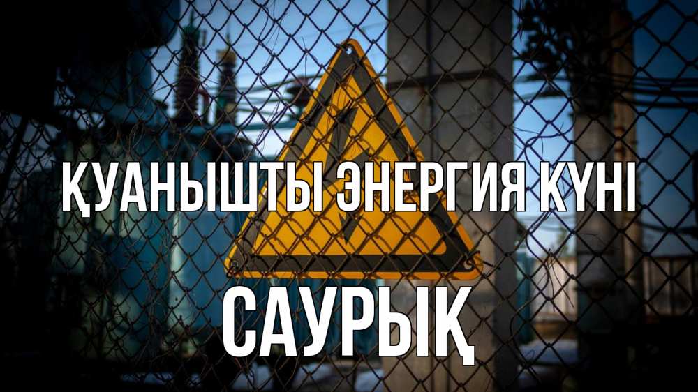 Күн сайын ашық хат с именем, САУРЫҚ Қуанышты энергия күні трансформаторная подстанция Онлайн тегін жүктеп алу тілектері бар керемет карта 