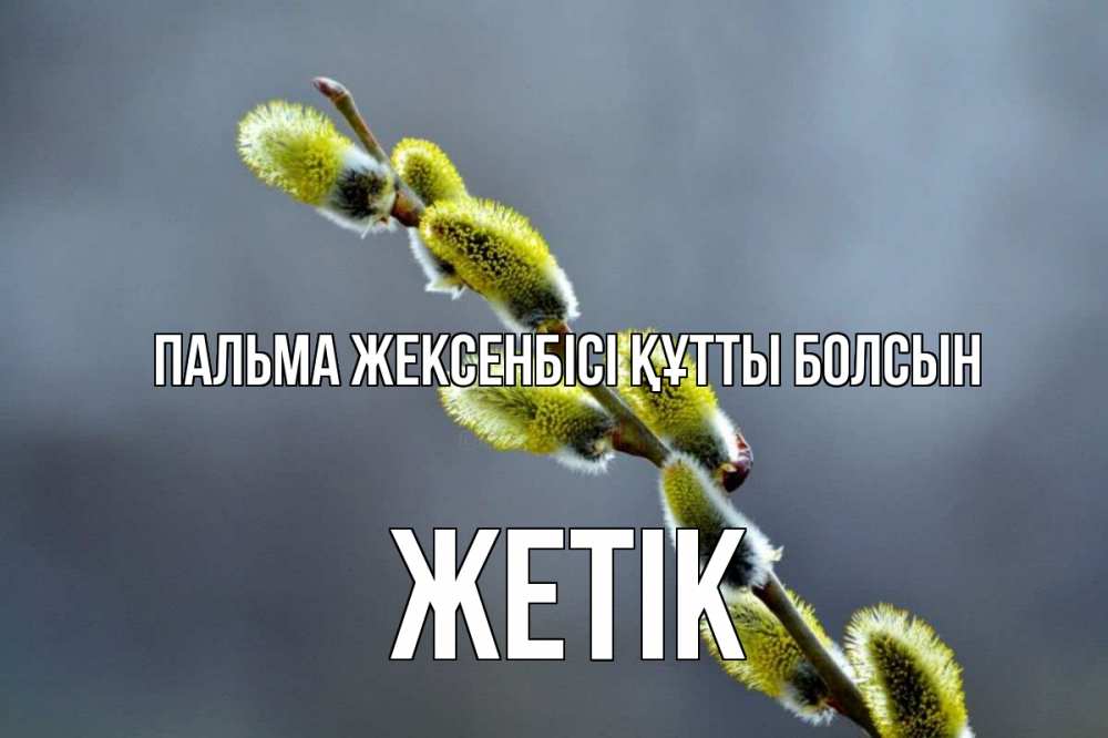 Күн сайын ашық хат с именем, Жетік Пальма жексенбісі құтты болсын верба Онлайн тегін жүктеп алу тілектері бар керемет карта 