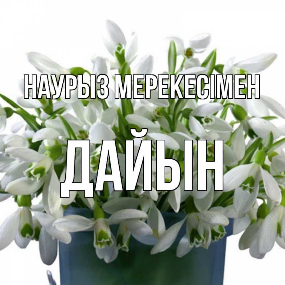 Күн сайын ашық хат с именем, Дайын Наурыз мерекесімен цветы к наурызу новый год в Казахстане Онлайн тегін жүктеп алу тілектері бар керемет карта 