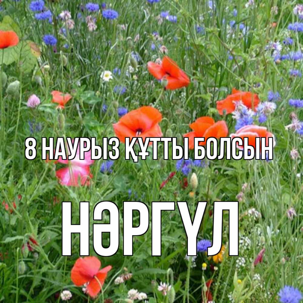 Күн сайын ашық хат с именем, НӘРГҮЛ 8 наурыз құтты болсын международный женский день 4 Онлайн тегін жүктеп алу тілектері бар керемет карта 