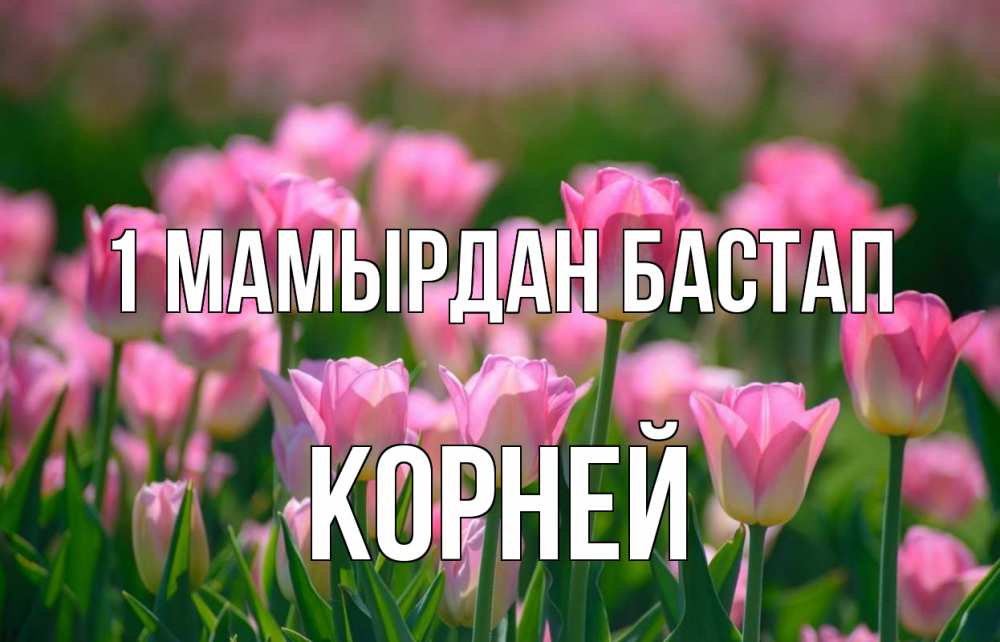 Күн сайын ашық хат с именем, Корней 1 мамырдан бастап С 1 мая Онлайн тегін жүктеп алу тілектері бар керемет карта 
