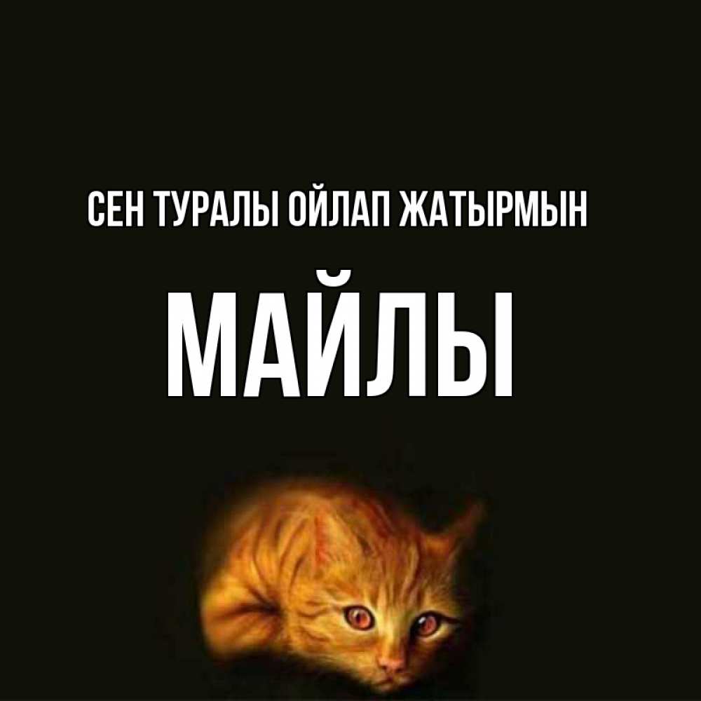 Күн сайын ашық хат с именем, МАЙЛЫ Сен туралы ойлап жатырмын рыжий Онлайн тегін жүктеп алу тілектері бар керемет карта 