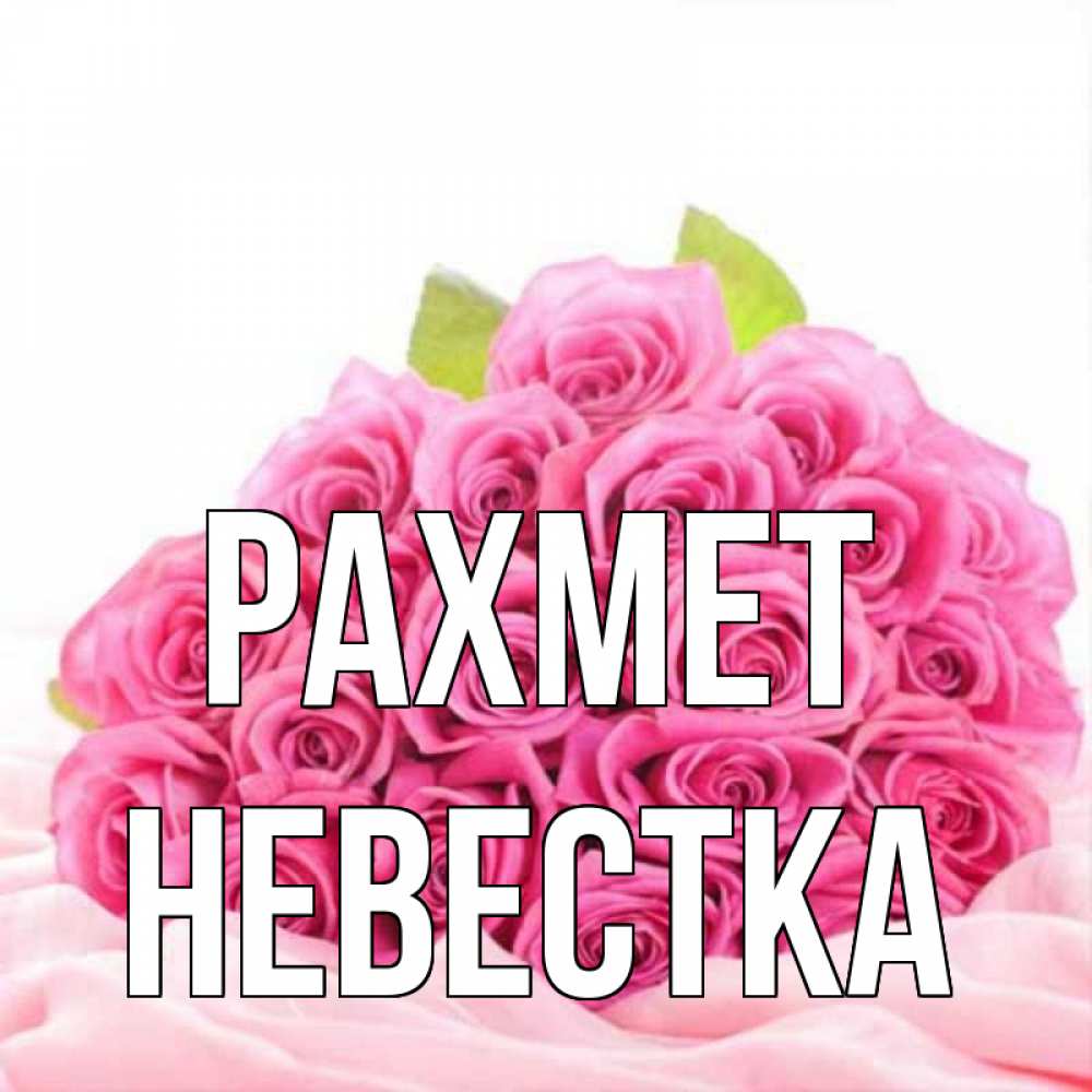 Күн сайын ашық хат с именем, Невестка рахмет розовые розы с подписью Онлайн тегін жүктеп алу тілектері бар керемет карта 