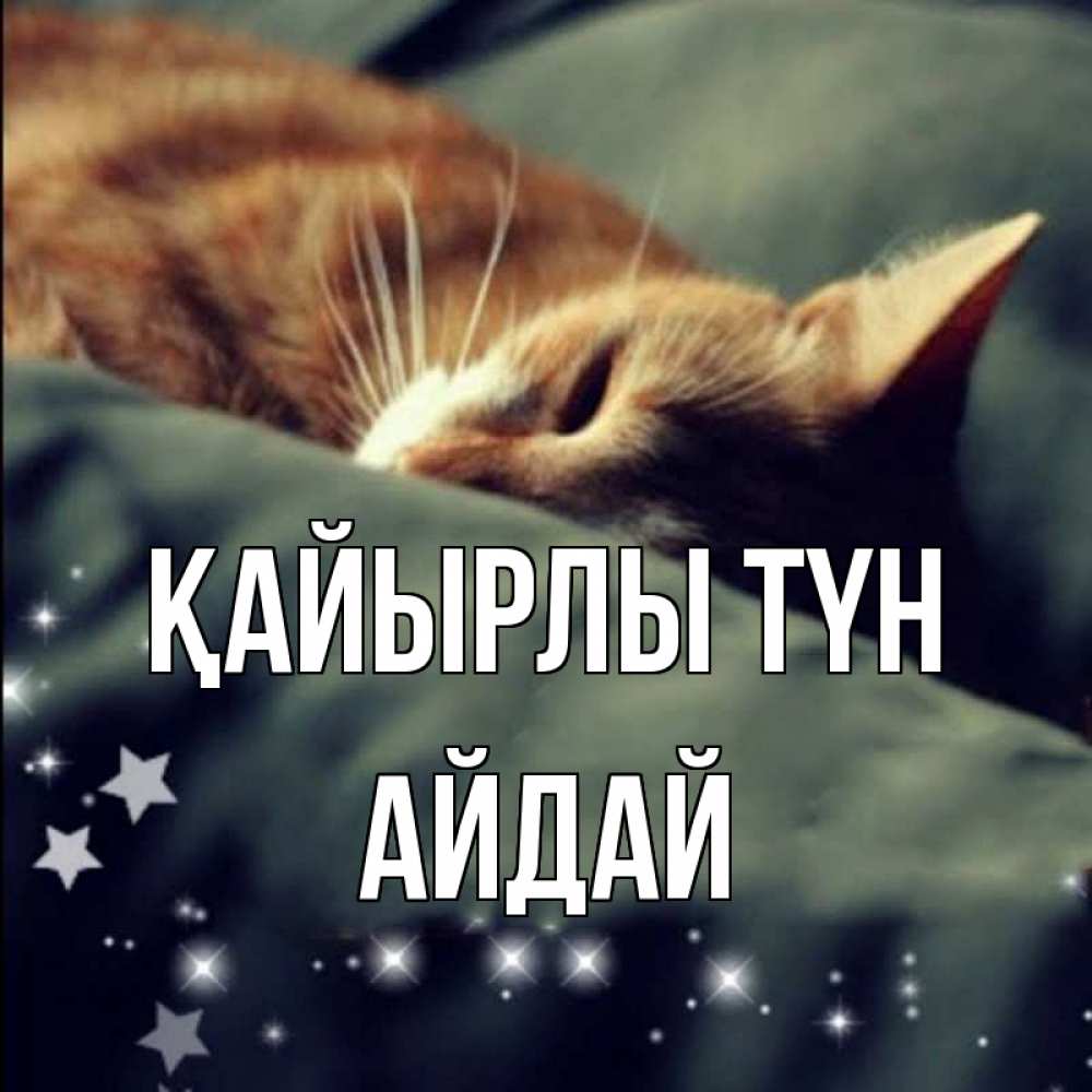 Күн сайын ашық хат с именем, АЙДАЙ Қайырлы түн кроватка Онлайн тегін жүктеп алу тілектері бар керемет карта 
