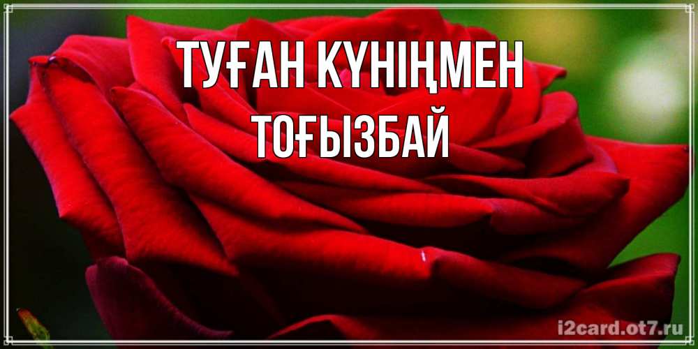 Күн сайын ашық хат с именем, ТОҒЫЗБАЙ Туған күніңмен розочка очень красивая Онлайн тегін жүктеп алу тілектері бар керемет карта 