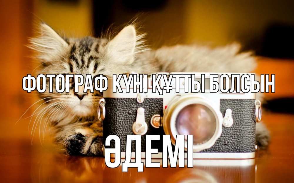 Күн сайын ашық хат с именем, ӘДЕМІ Фотограф күні құтты болсын с днем фотографа Онлайн тегін жүктеп алу тілектері бар керемет карта 