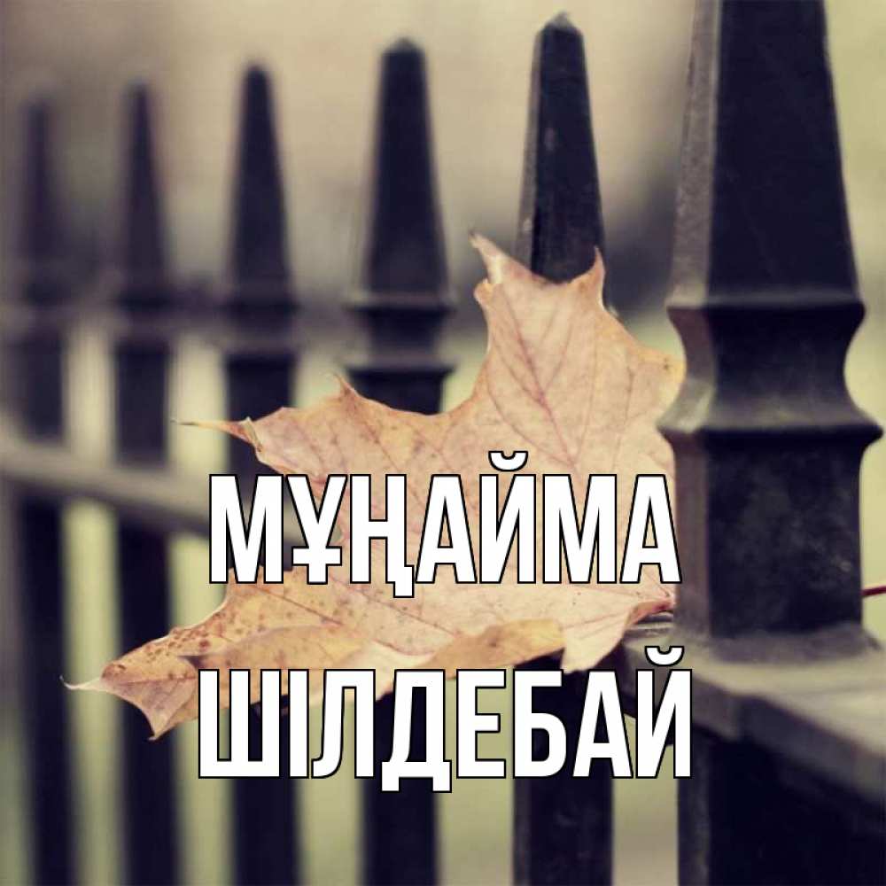 Күн сайын ашық хат с именем, ШІЛДЕБАЙ Мұңайма лист клена Онлайн тегін жүктеп алу тілектері бар керемет карта 