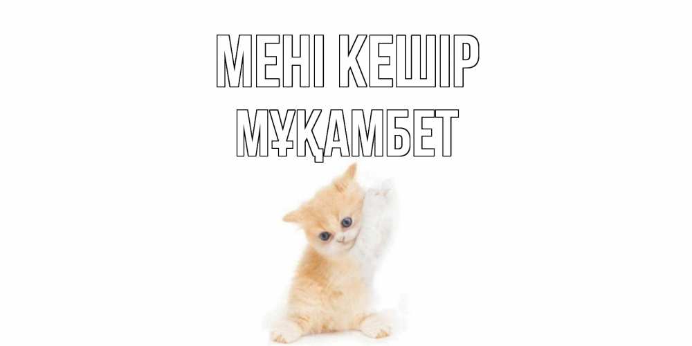 Күн сайын ашық хат с именем, МҰҚАМБЕТ Мені кешір кот Онлайн тегін жүктеп алу тілектері бар керемет карта 