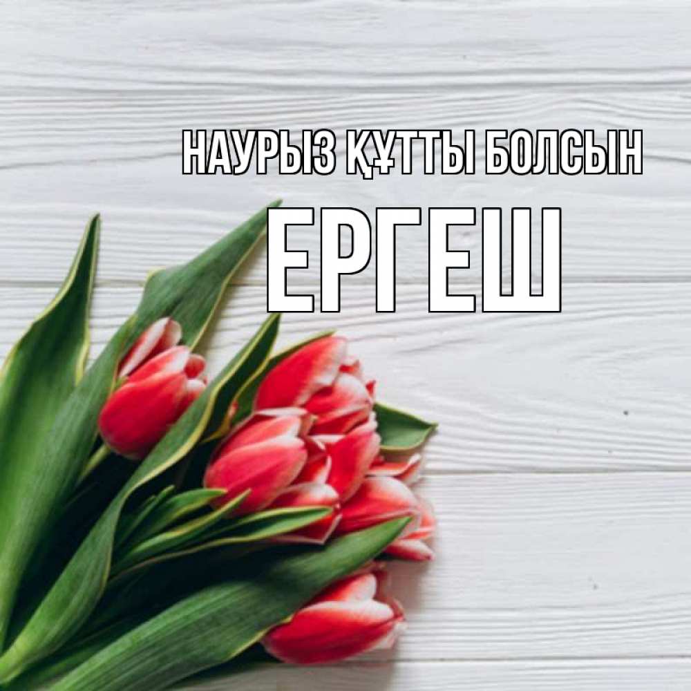 Күн сайын ашық хат с именем, Ергеш Наурыз құтты болсын весна 2 Онлайн тегін жүктеп алу тілектері бар керемет карта 