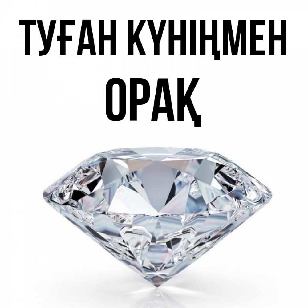Күн сайын ашық хат с именем, ОРАҚ Туған күніңмен к пожеланием быть богатым Онлайн тегін жүктеп алу тілектері бар керемет карта 