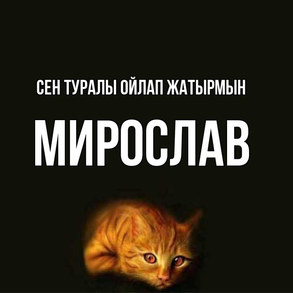 Күн сайын ашық хат с именем, Мирослав Сен туралы ойлап жатырмын рыжий Онлайн тегін жүктеп алу тілектері бар керемет карта 