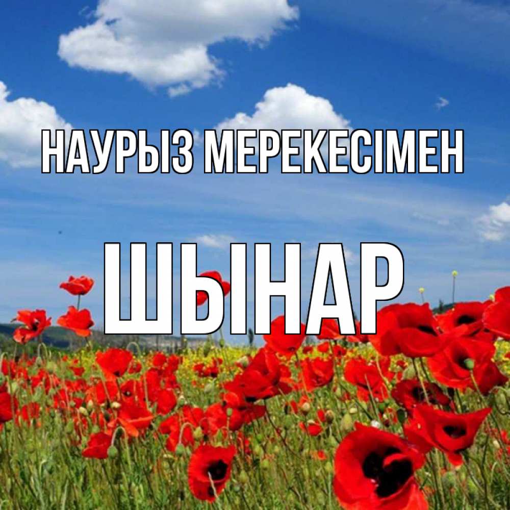 Күн сайын ашық хат с именем, ШЫНАР Наурыз мерекесімен праздник весны наурыз очень красивая картинка Онлайн тегін жүктеп алу тілектері бар керемет карта 