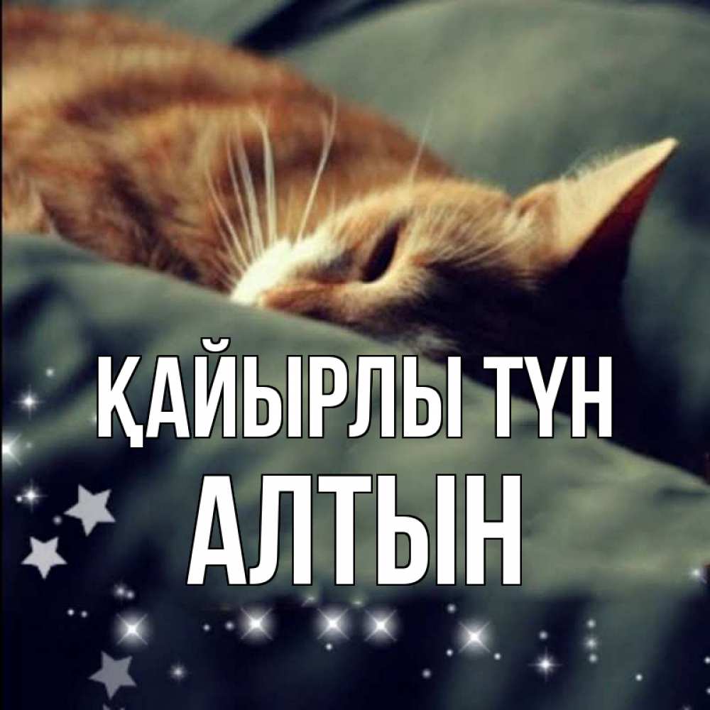 Күн сайын ашық хат с именем, АЛТЫН Қайырлы түн кроватка Онлайн тегін жүктеп алу тілектері бар керемет карта 