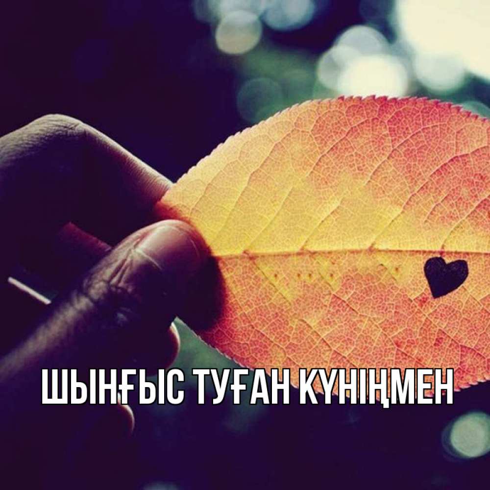 Картинка  с именем , ШЫНҒЫС! ТУҒАН КҮНІҢМЕН!