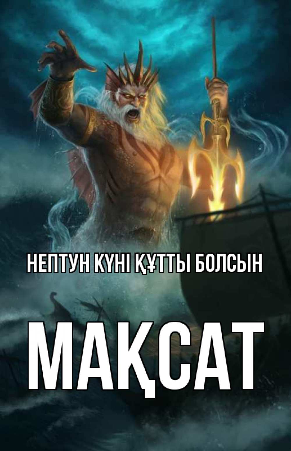 Күн сайын ашық хат с именем, МАҚСАТ нептун күні құтты болсын с днем Нептуна Онлайн тегін жүктеп алу тілектері бар керемет карта 