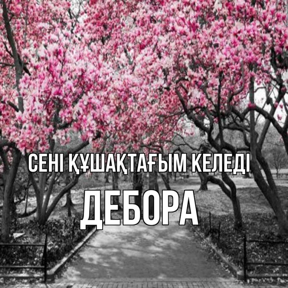 Күн сайын ашық хат с именем, Дебора сені құшақтағым келеді обработанное фото Онлайн тегін жүктеп алу тілектері бар керемет карта 