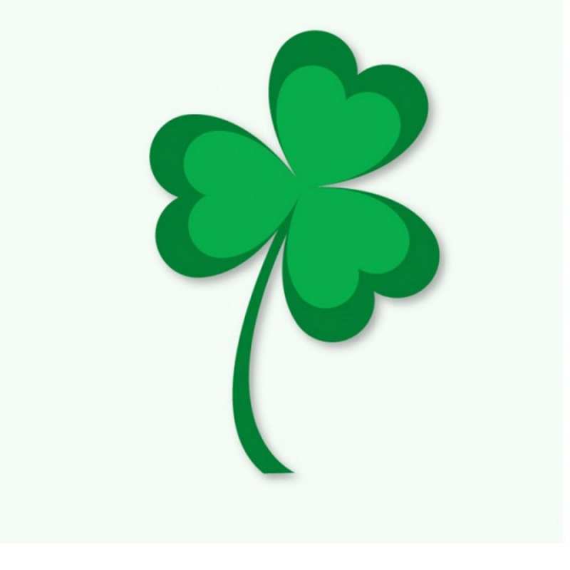 Открытка клевер 1 листья клевера 1 Саған сәттілік тілеймін 