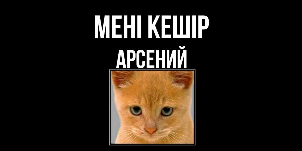 Күн сайын ашық хат с именем, Арсений Мені кешір рыжий грустный кот просит прощения Онлайн тегін жүктеп алу тілектері бар керемет карта 