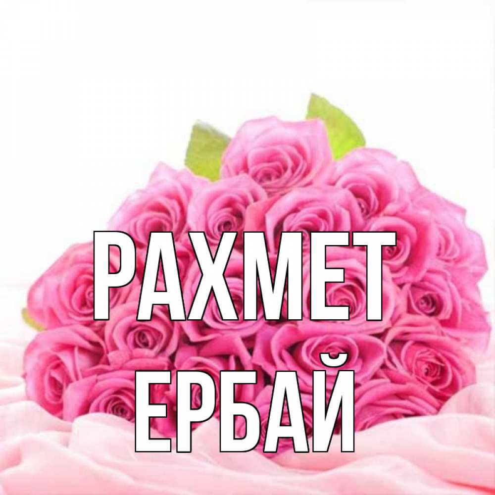 Күн сайын ашық хат с именем, Ербай рахмет розовые розы с подписью Онлайн тегін жүктеп алу тілектері бар керемет карта 
