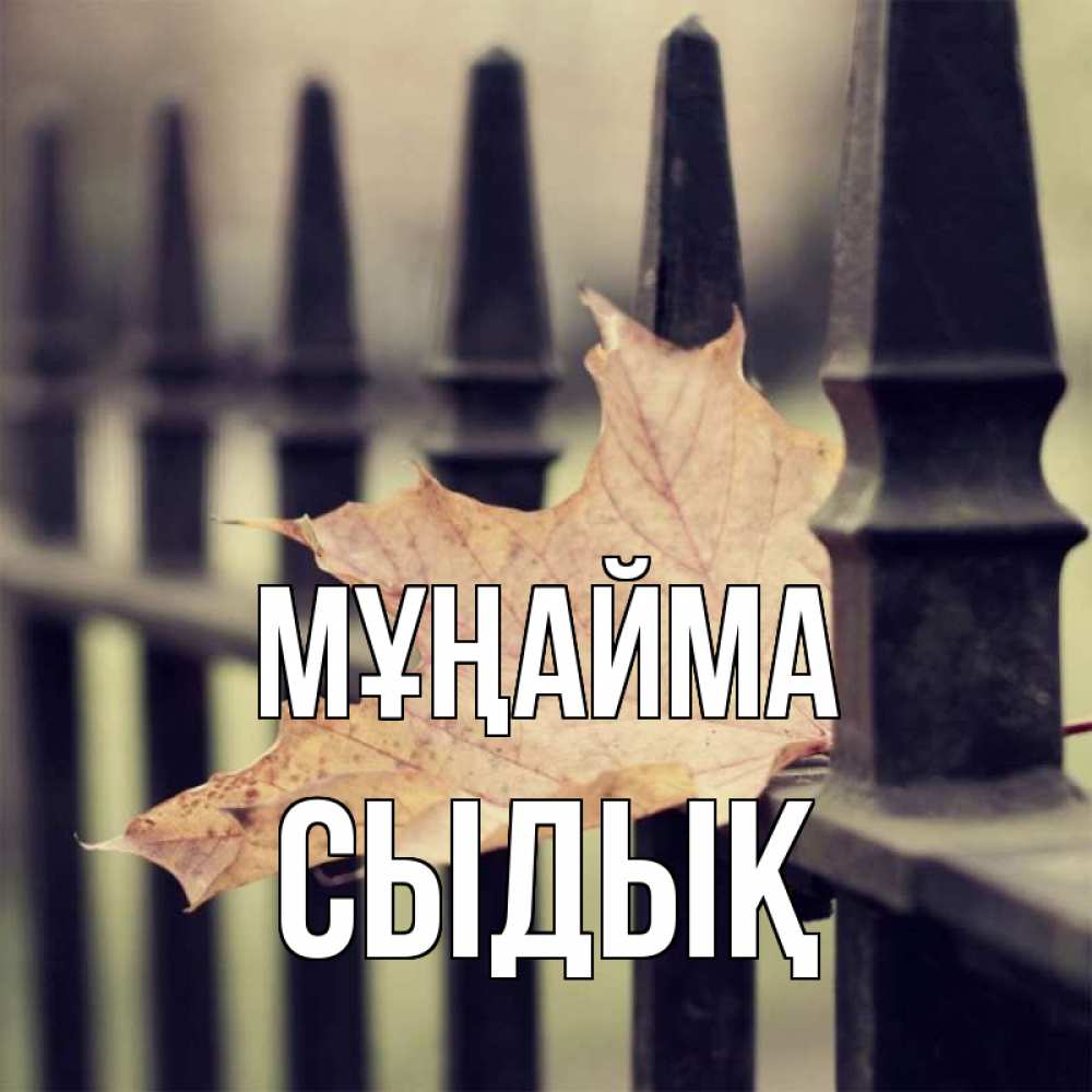 Күн сайын ашық хат с именем, СЫДЫҚ Мұңайма лист клена Онлайн тегін жүктеп алу тілектері бар керемет карта 
